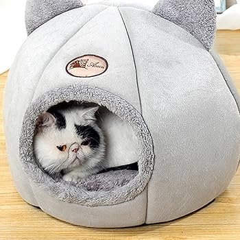 キャットハウス 取り外し可能クッション付き　食パン型　ねこねこ キャットハウス 取り外し可能クッション付き 食パン型 ねこねこ